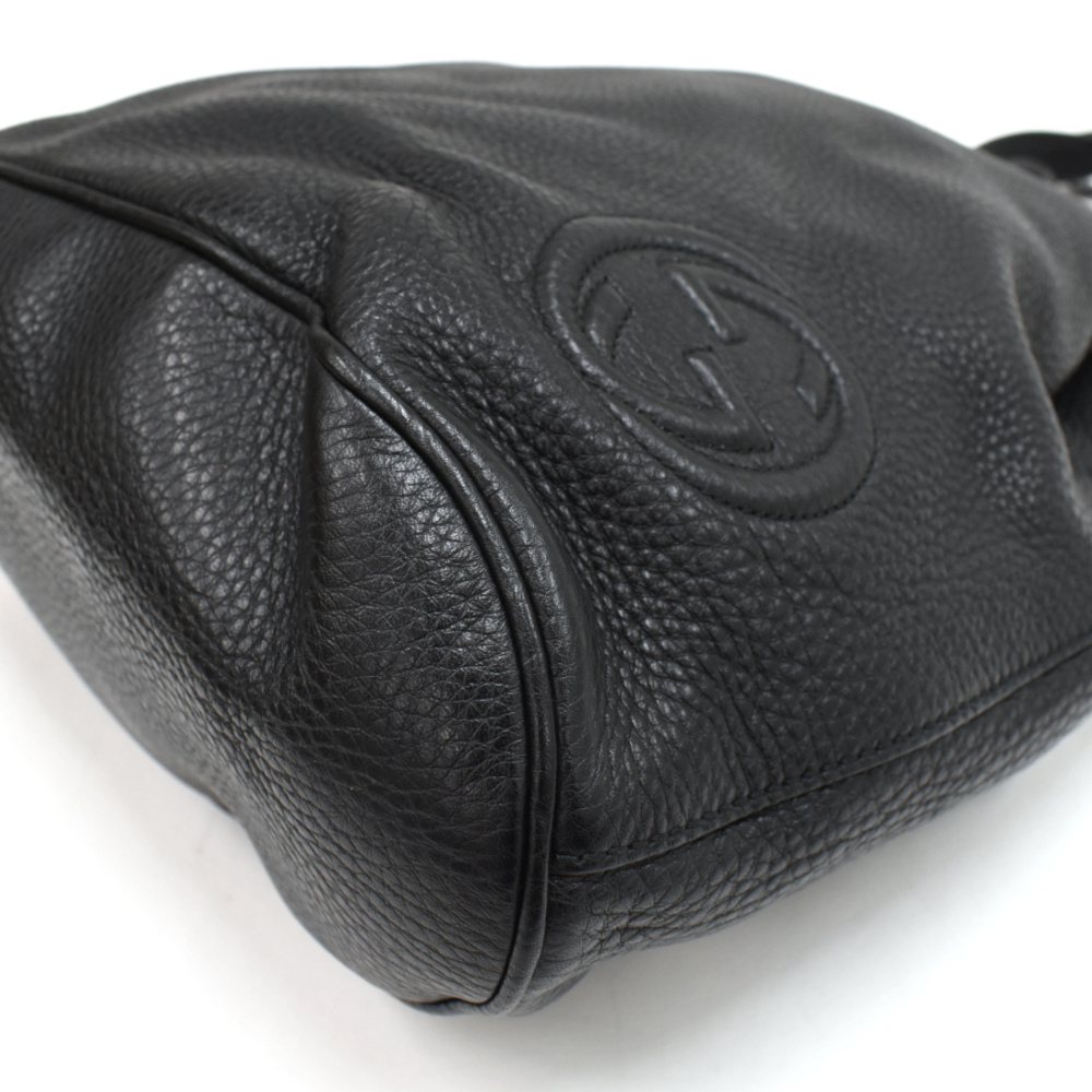 Gucci Soho Backpack Rucksack Drawstring Leather B… - image 7